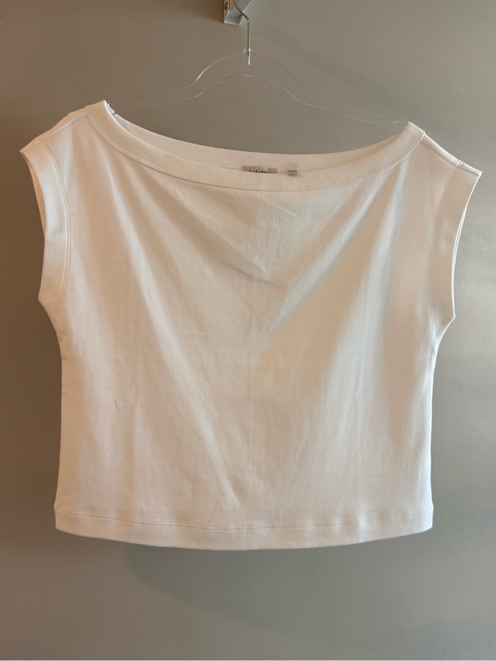 Aritzia White T-Shirt : Interlock Cohesion